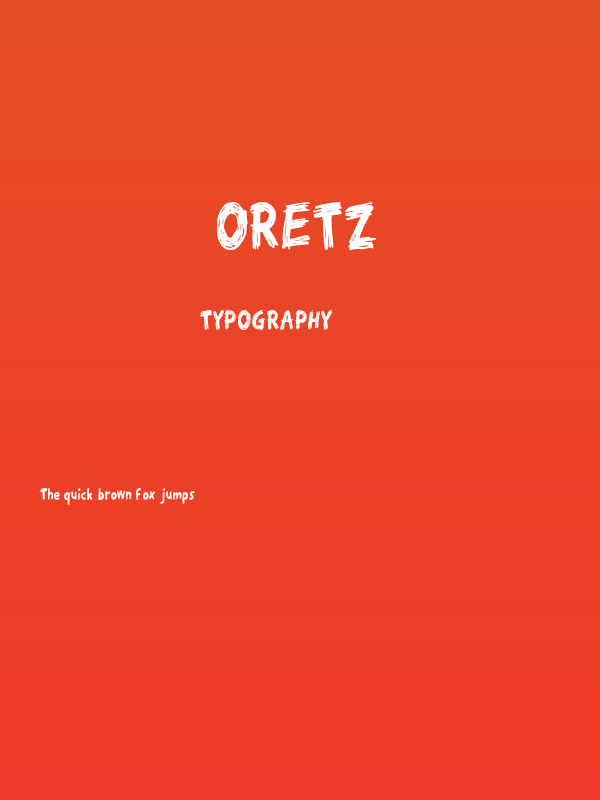 Oretz Poster