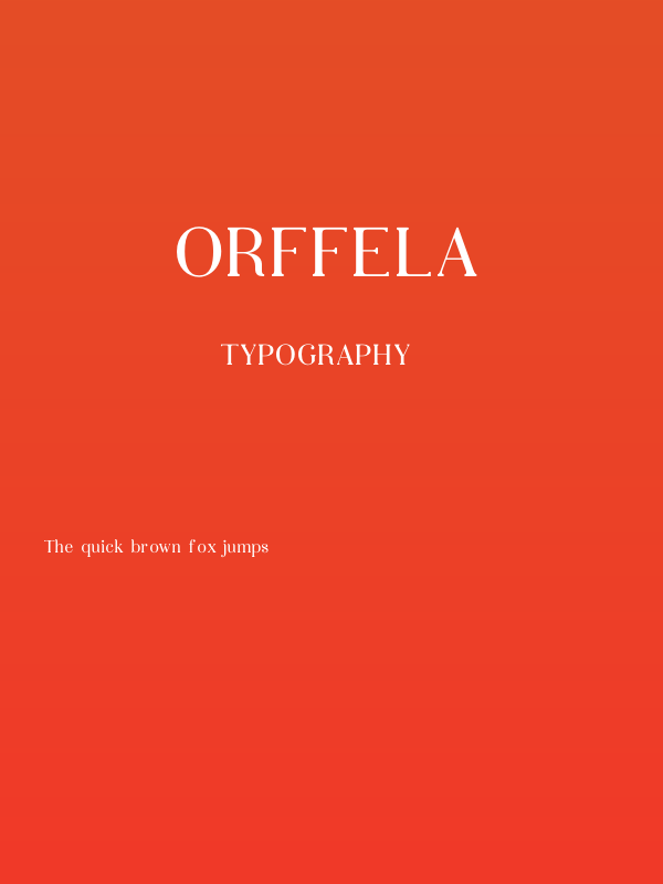Orffela Poster