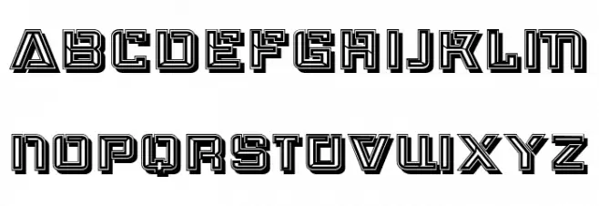 Organ Regular Шрифта ВЕРХНИЙ