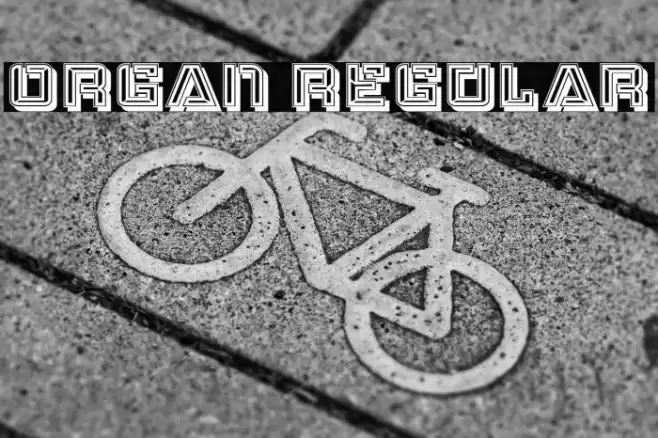 Organ Regular Font examples