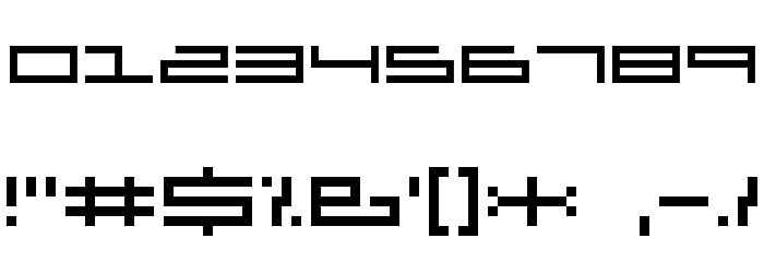 Organ Font OTHER CHARS
