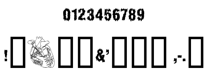OrganDonorGuts Font OTHER CHARS