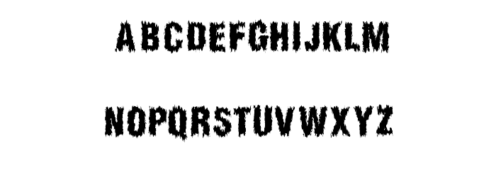 OrganDonorGuts Font LOWERCASE