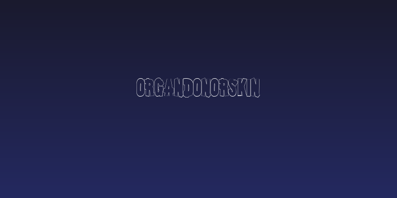 OrganDonorSkin Social Header