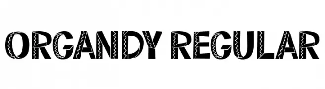 Organdy Regular Скачать бесплатные шрифты