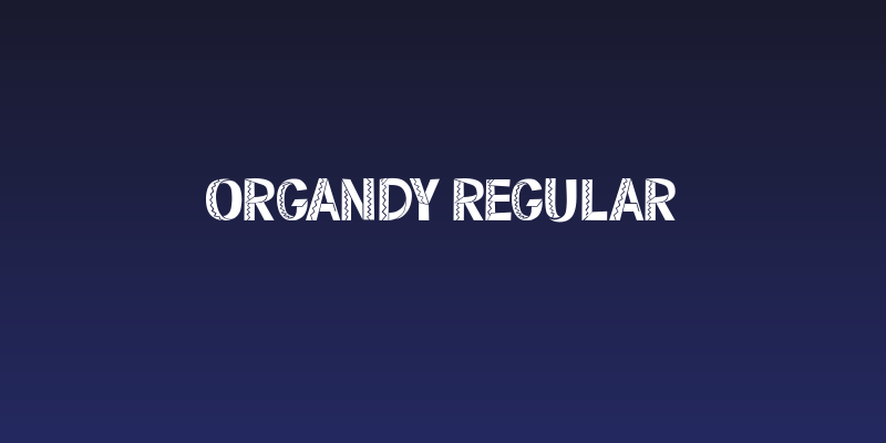 Organdy Regular Social Header