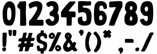 Organic Brand Font Alte caractere