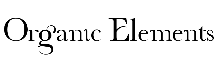 Organic Elements  免费字体下载