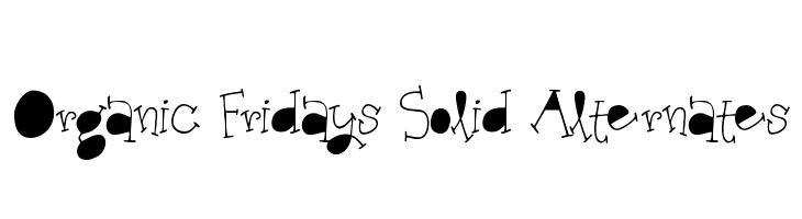 Organic Fridays Solid Alternates