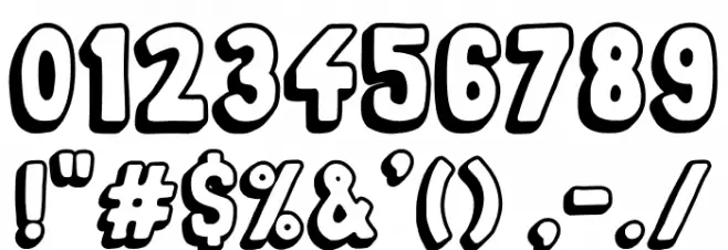 Organic Relief Font OTHER CHARS