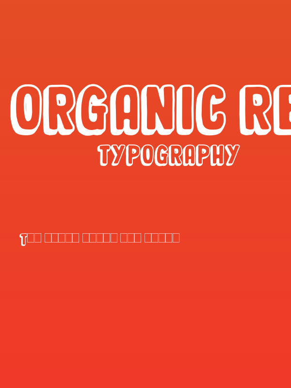 Organic Relief Poster