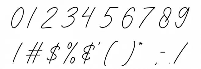 Organic Font OTHER CHARS