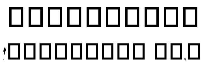 OrganicFear-Regular Font OTHER CHARS