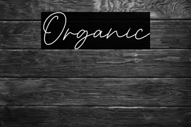 Organic Font examples