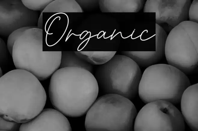 Organic Font examples