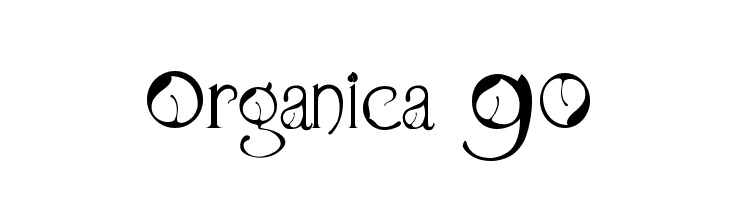 Organica 90  font caratteri gratis