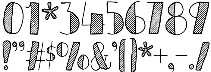OrganiqueDEMO Font OTHER CHARS