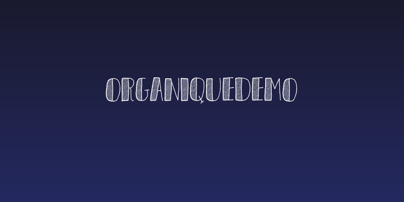 OrganiqueDEMO Social Header