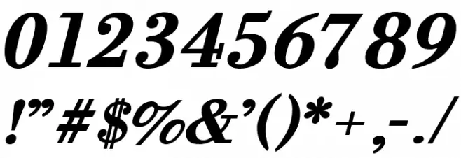 Orgreave Bold Italic Font OTHER CHARS