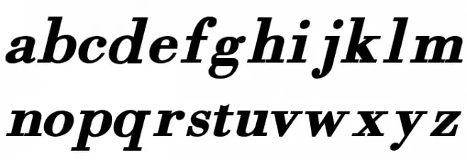 Orgreave Bold Italic Font LOWERCASE