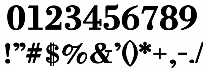 Orgreave Bold Font OTHER CHARS