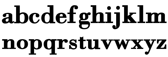 Orgreave Bold Font LOWERCASE