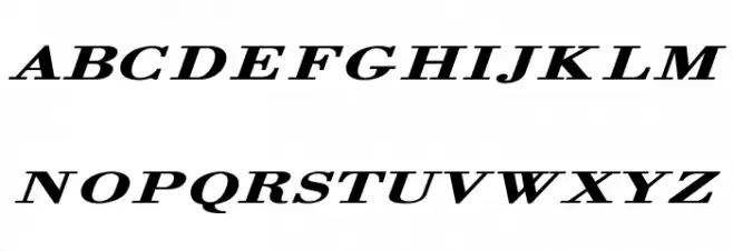 Orgreave Extended Bold Italic Font Litere mari