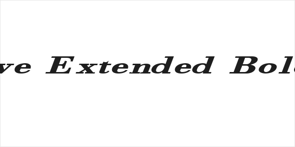 Orgreave Extended Bold Italic Logo