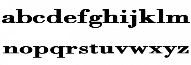 Orgreave Extended Bold フォント 小文字