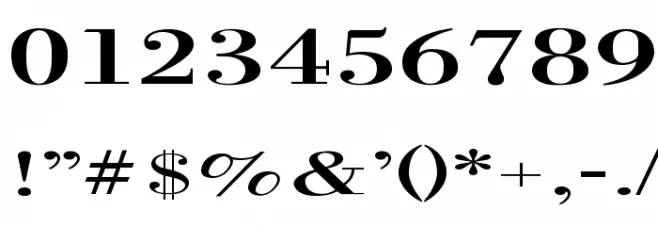 Orgreave Extended Normal Font OTHER CHARS