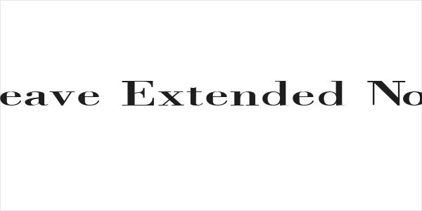 Orgreave Extended Normal Logo