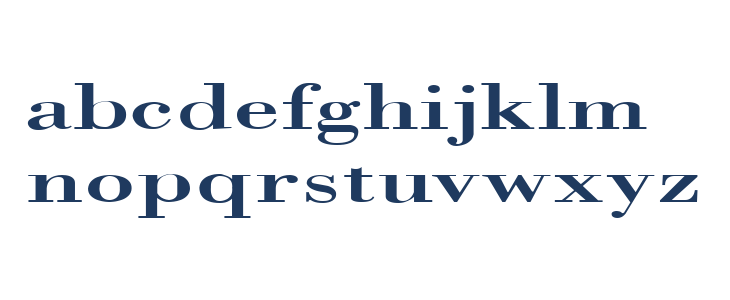 Orgreave Extended Normal Lowercase