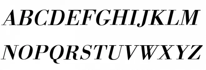 Orgreave Italic Polices MAJUSCULES