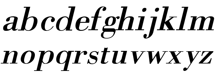 Orgreave Italic Font LOWERCASE