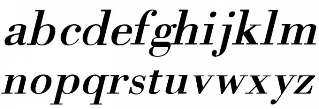 Orgreave Italic خط أحرف صغيرة