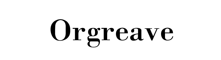 Orgreave  Fuentes Gratis Descargar