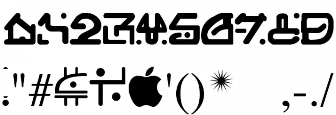 Orgy Font OTHER CHARS