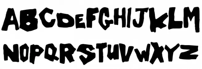 Orgy Font UPPERCASE