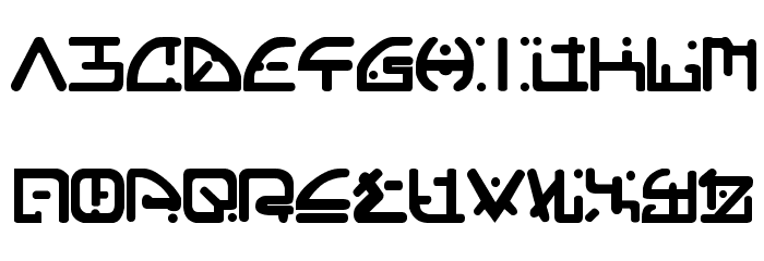 Orgy Font LOWERCASE