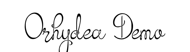 Orhydea Demo  免费字体下载