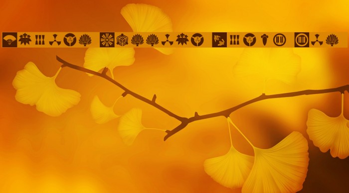 Orient Pattern Dings Set 3 フォント examples