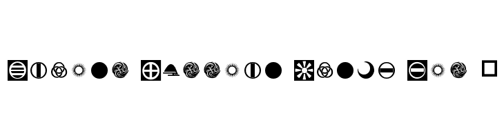 Orient Pattern Dings Set 5  font caratteri gratis