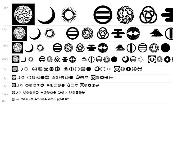 Orient Pattern Dings Set 5 Waterfall