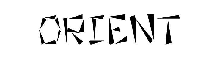Orient  Frei Schriftart Herunterladen