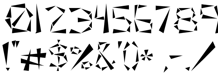 Orient Font OTHER CHARS
