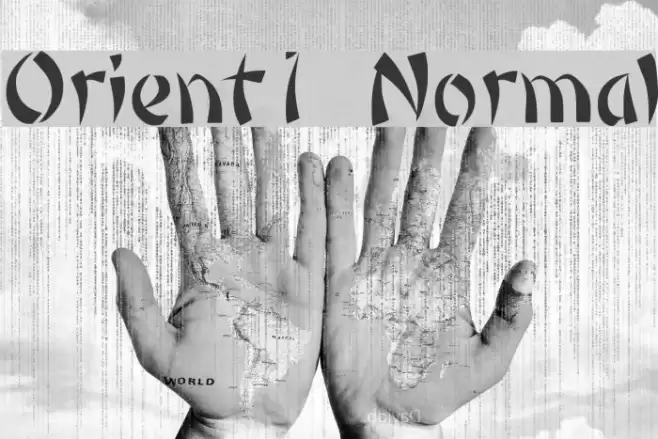 Orient1 Normal フォント examples