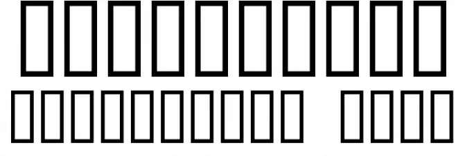 OrientOne Шрифта ДРУГИЕ символов