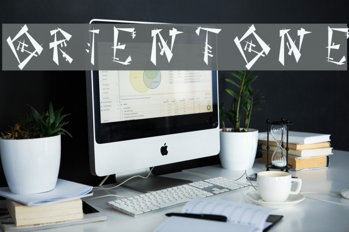 OrientOne Font examples