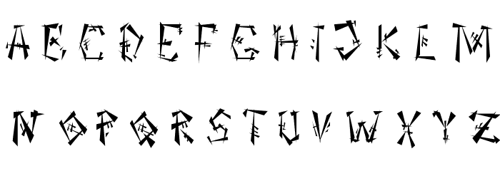 OrientOne Font LOWERCASE