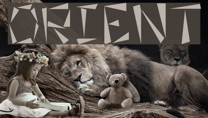 Orient Font examples